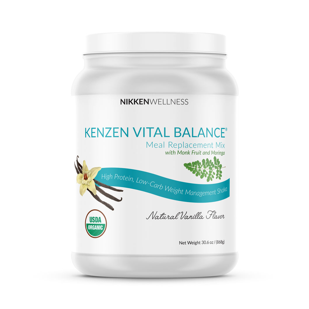 Nikken Kenzen 15541 Vital Balance® Meal Vanilla Replacement Mix